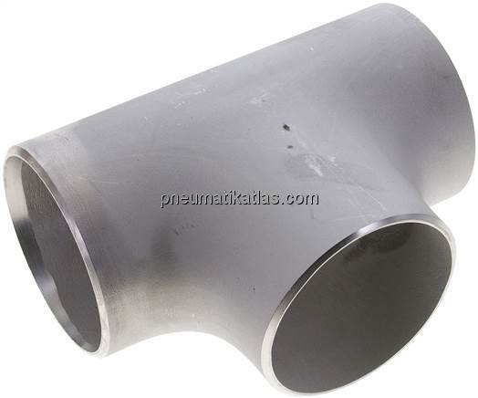 T-Stück 88,9x3,2mm, 1.4571 nahtlos, EN 10253 Typ A (DIN 2615)