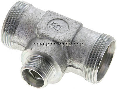 T-Schneidringverschraubung 28 L (M36x2)-15 L (M22x1,5)-28 L (M36x2), ohne Mutter