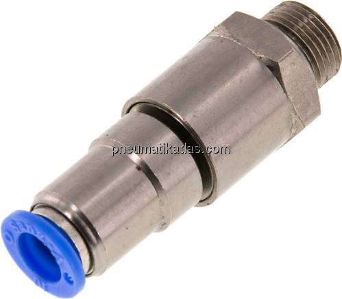 Gerade Schnelldrehverschraubung G 3/8"-10mm, IQS-Standard