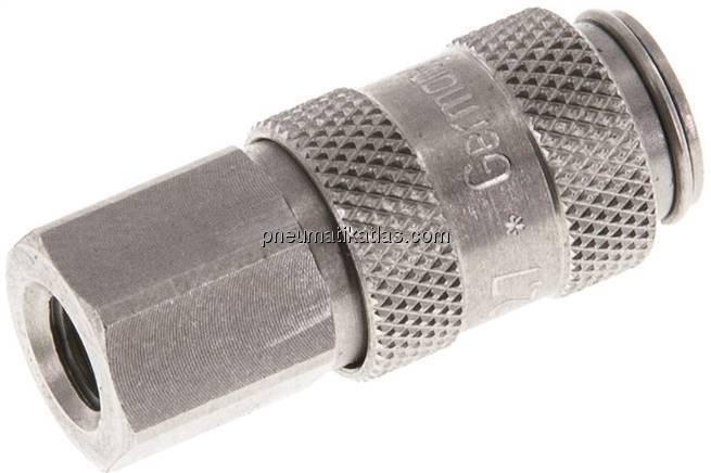 Kupplungsdose (NW2,7) M 5(IG), Edelstahl