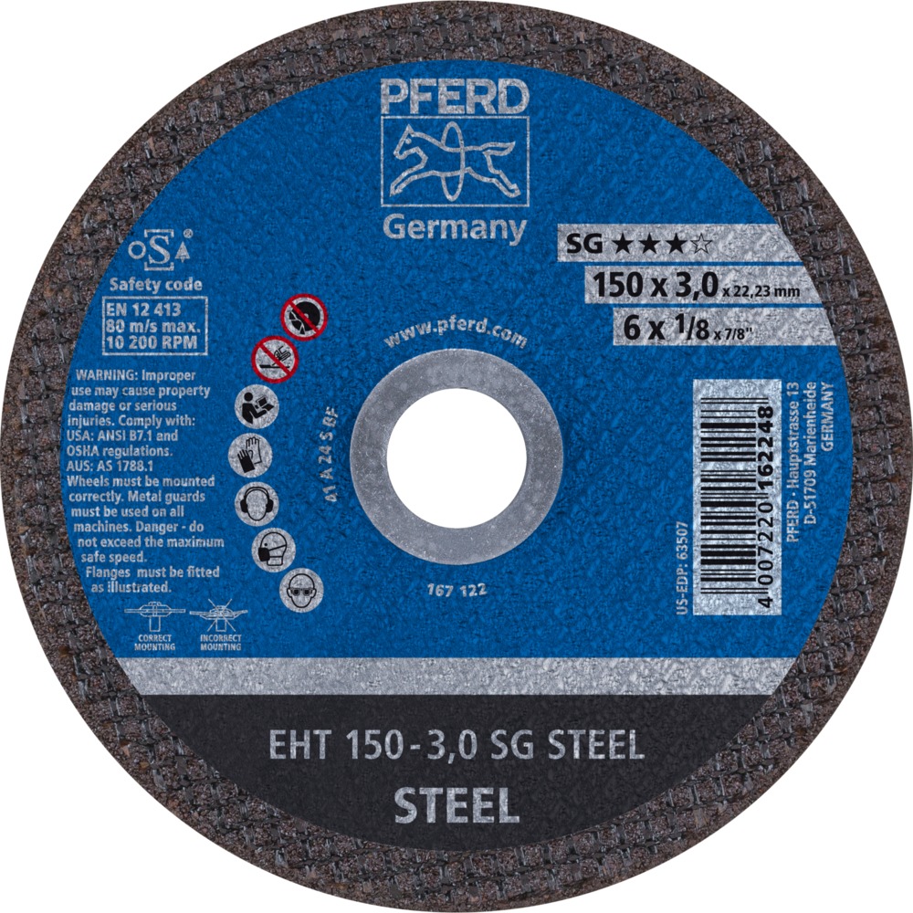 Trennscheiben EHT 150-3,0 SG STEEL