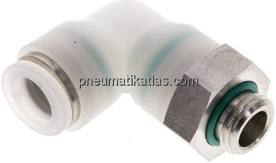 Winkel-Steckanschluss G 1/4"-10mm, IQS-ES LE/IQS-PVDF