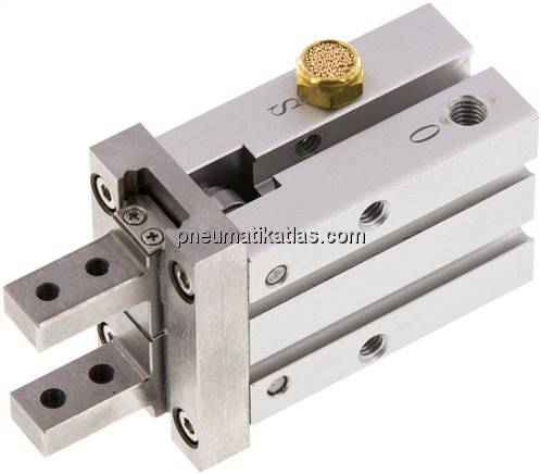 Parallelgreifer, Kolben 16mm, einfachwirkend - drucklos geschlossen (innen greif