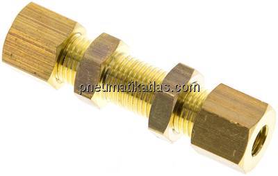 Schott-Klemmringverschraubung 6 (M10x1)mm, Messing