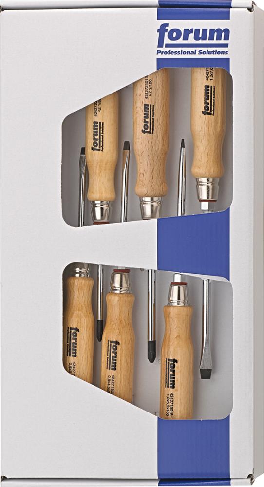 Schraubendreher-Satz Holz6tlg. Schlitz/PZ FORUM