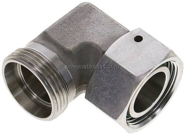 Einstellb. Winkel-Schneidringverschr. 28 L (M36x2), ohne Mutter & Schneidring, 1