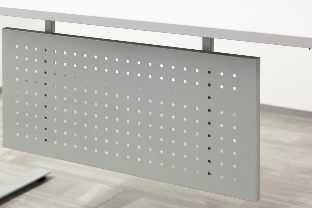 Sichtblende Metall für 80 cm Tische