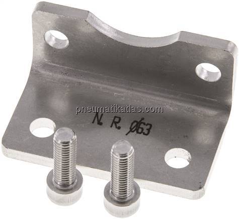 ISO 15552-Fußwinkel 63 mm, 1.4401