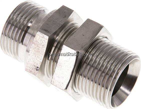 Schottnippel, 60°-Kegel G 1", 1.4436