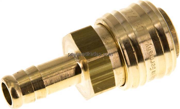 Kupplungsdose (NW7,2) 10mm Schlauch, Messing