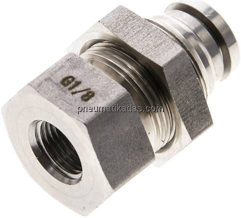 Schott-Steckanschluss mit IG. G 1/8"-8mm, IQS-ES LE