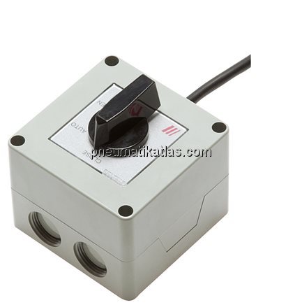 Exemplarische Darstellung: Kugelhahn mit Timerfunk