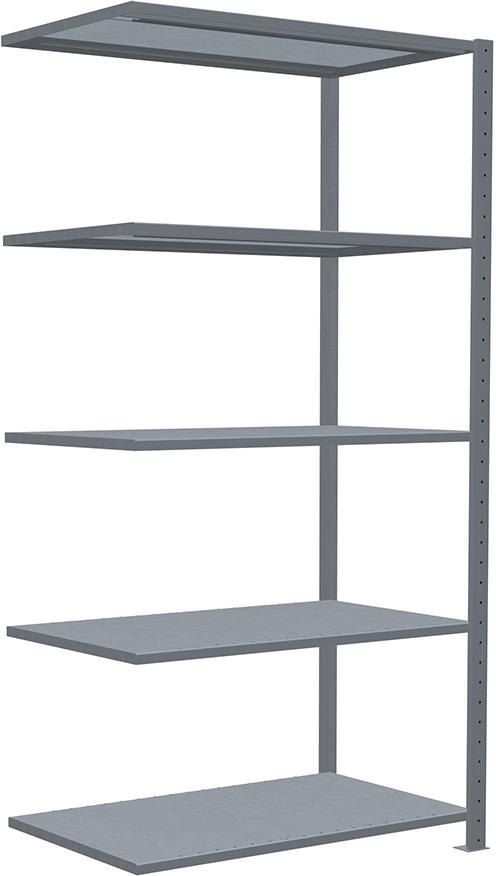 Steckregal B1000xT600xH2000 mm Anbaufeld 5 Böden vzk Fachlast 330kg