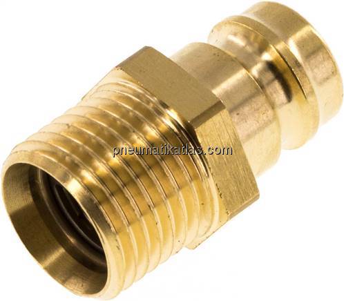 Temperierkupplungsstecker 13mm Zapfen,M 16x1,5(AG)