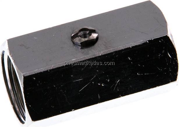 Messing-Minikugelhahn G 1/2" Innengewinde, PN 15