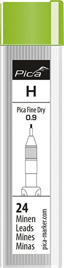 Pica Marker Fine Dry Graphit-Minenset H (24 St.) Pica