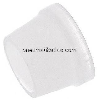 Klemmring 6x4mm, PVDF (FDA)