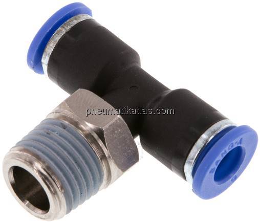 T-Steckanschluss R 1/4"-6mm, IQS-Standard
