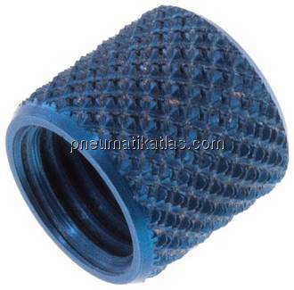 CK-Überwurfmutter 6x4mm(M 8x1), Aluminium