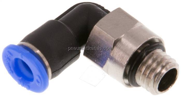 Winkel-Steckanschluss M 7-4mm, IQS-Mini