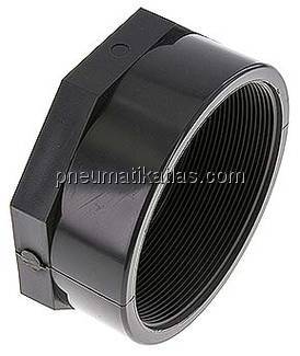 Verschlusskappe, PVC-U, Rp 4"