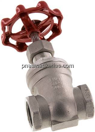 Muffen-Absperrschieber, Edelstahl, G 3/4", PN 16