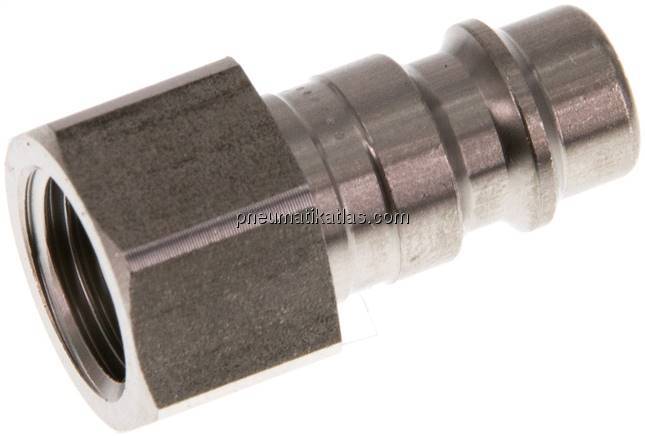 Kupplungsstecker (NW7,2) G 1/4"(IG), Edelstahl
