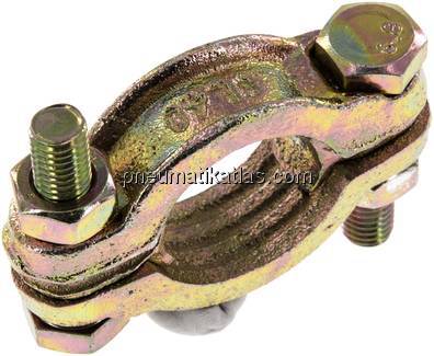 Schlauchklemme Temperguss verzinkt, 32 - 40mm