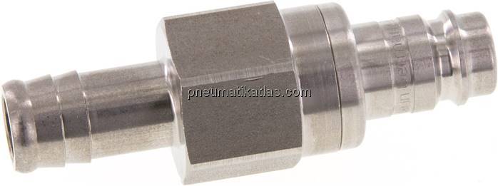 Kupplungsstecker (NW10) 13 (1/2")mm Schlauch, Edelstahl