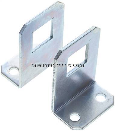 2 Stück Befestigungswinkel für Ventilbaureihe M05 / P05