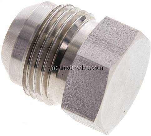 HD-Verschlussstopfen UN 1-1/16"-12(JIC), V4A