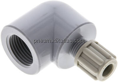 Winkel-Aufschraubverschraubung G 3/8"-6x4mm, PA