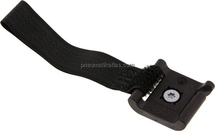 Klettbandhalter für Schläuche 6 - 35 mm, T-Nut-Montage