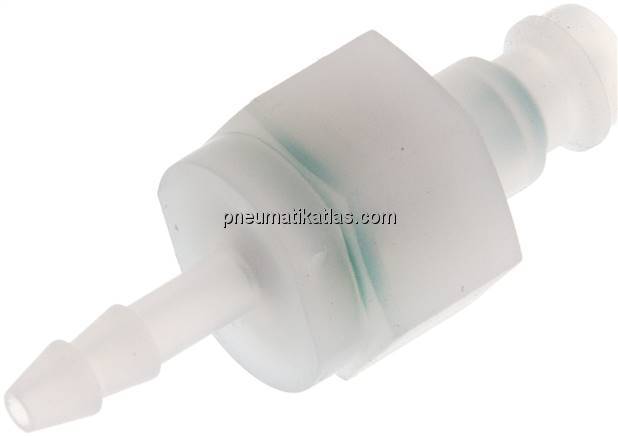 Kupplungsstecker (NW5) 4mm Schlauch, PVDF