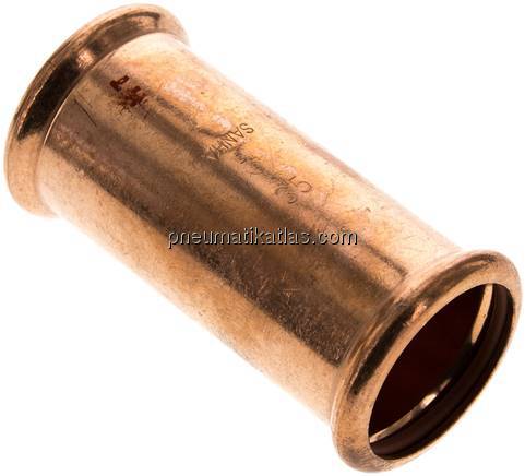 Pressfitting, Schiebemuffe, 35mm, Kupfer / Kupferlegierung