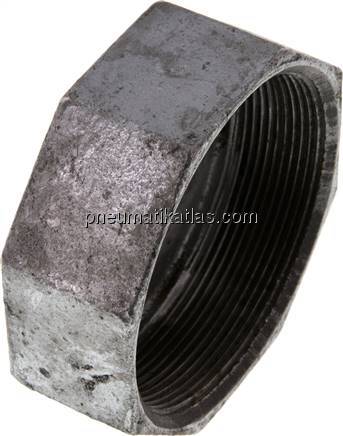 Verschlusskappe Rp 3", Temperguss verzinkt