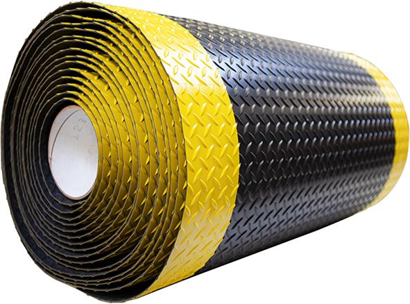 Schmutzfangmatte Yoga Deck Ultra 90 cm x max. 22,86 m schwarz/gelb