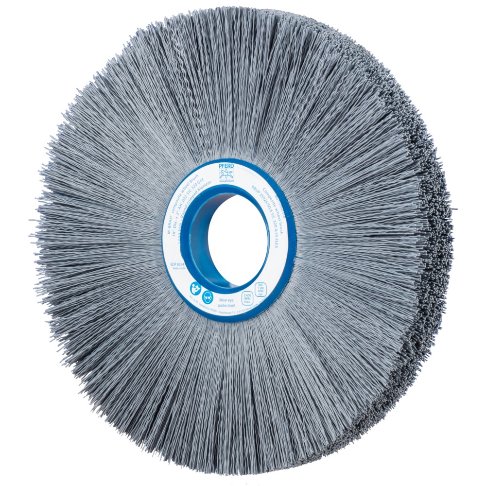 Bürsten mit Plastikkörper RBUP 25025/50,8 SiC 320 0,55 FLEX