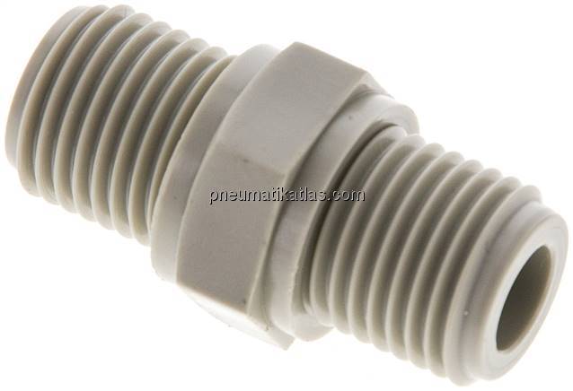 Doppelnippel G 1/4"-G 1/4", Polypropylen