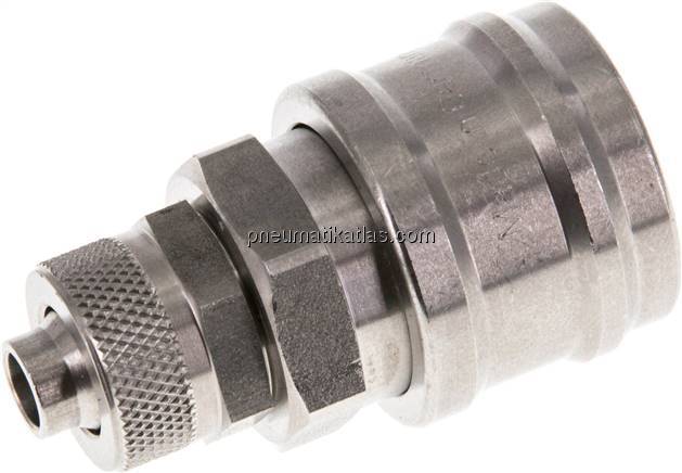 Kupplungsdose (NW7,2) 10x8mm Schlauch, Edelstahl