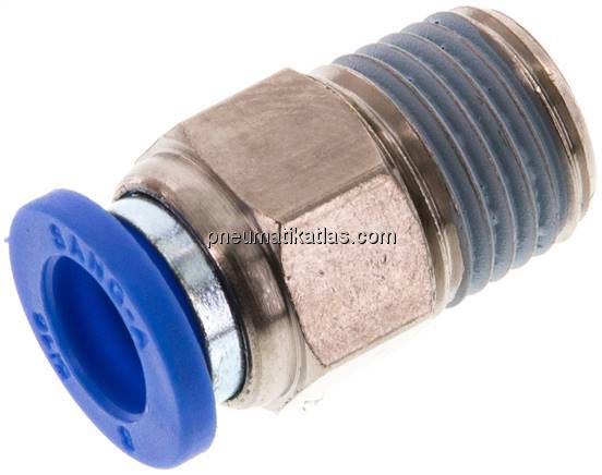 zGerader Steckanschluss R 1/4"- 8mm, IQS-Standard