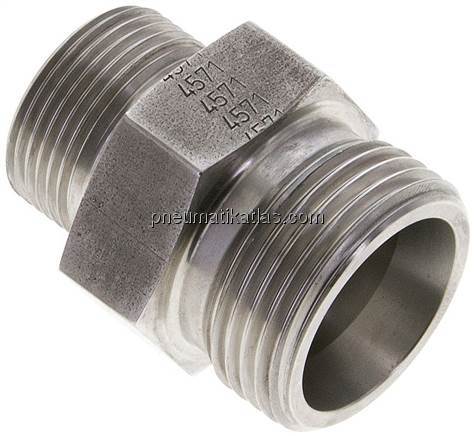 Reduzierverschraubung 20 S (M30x2)-16 S (M24x1,5), ohne Mutter & Schneidring, 1.