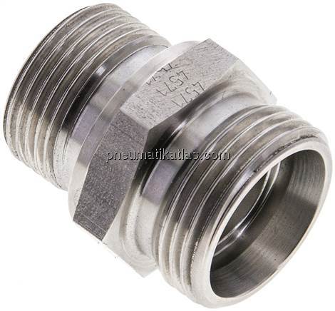 Gerade Schneidringverschr. G 3/4"-22 L (M30x2), ohne Mutter & Schneidring, 1.457