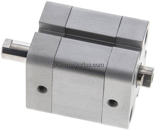 Kompaktzylinder, doppeltwirkend, Kolben 25mm, Hub 10mm