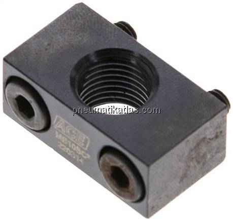 ACE-Klemmflansch, M 10x1, seitliche Befestigung