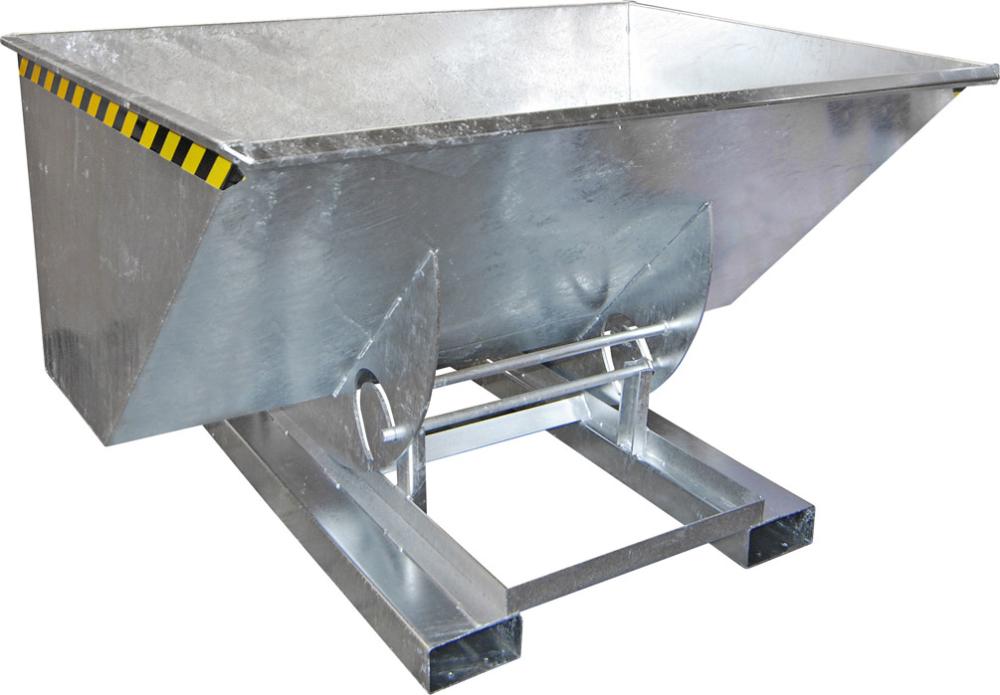 Kippbehälter AK 1500 l B2280xT1420xH1070 mm vzk Tragkraft 1000kg mit Abrollsystem