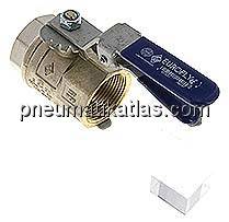 Absperrklappe mit Innengewinde Rp 1-1/4", 0 - 16bar