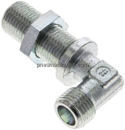 Winkel-Schott-Schneidringverschr. 8 S (M16x1,5), ohne Mutter & Schneidring, Stah