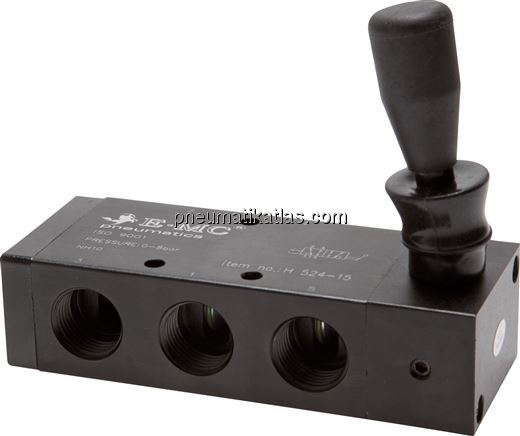 Exemplarische Darstellung: 5/2-Wege Handhebelventi