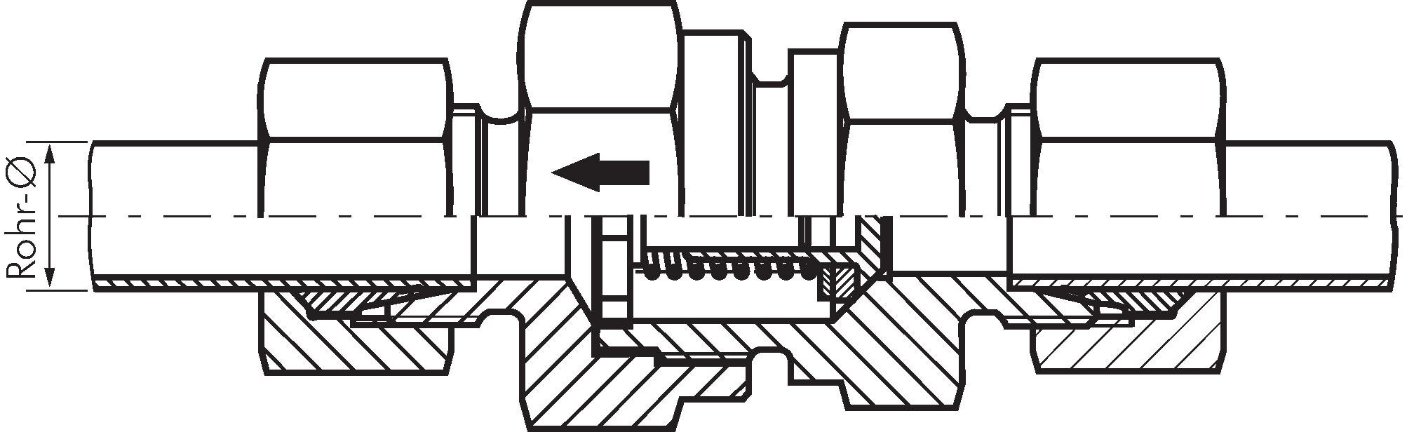 Zeichnung: Rückschlagventil